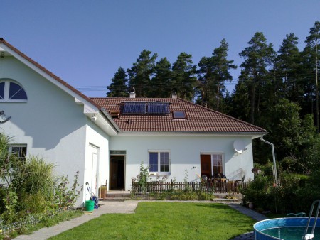 Solárně termický systém - Křenovice